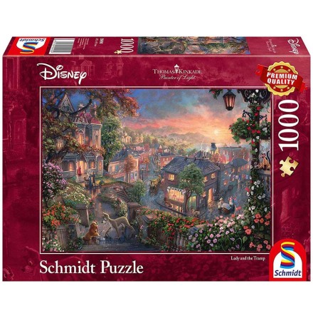 Thomas Kinkade: Disney - Lady and the Tramp (1000 pieces)