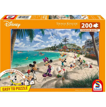 Thomas Kinkade: Disney - Mickey & Minnie in Florida (200 pieces)