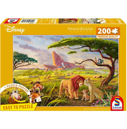 Thomas Kinkade: Disney - The Lion King Remember Who You Are (200 pieces)