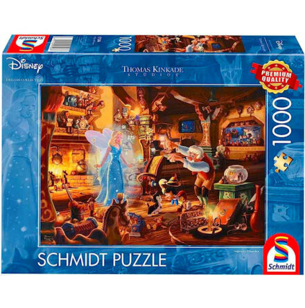 Thomas Kinkade: Disney - Geppettos Pinocchio (1000 pieces)