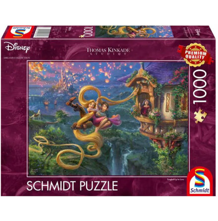 Thomas Kinkade: Disney - Rapunzel Tangled up in Love (1000 pieces)