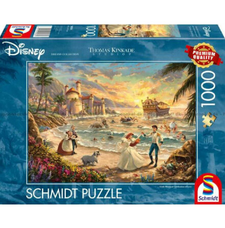 Thomas Kinkade - Disney - The Little Mermaid Celebration of Love (1000 pieces)