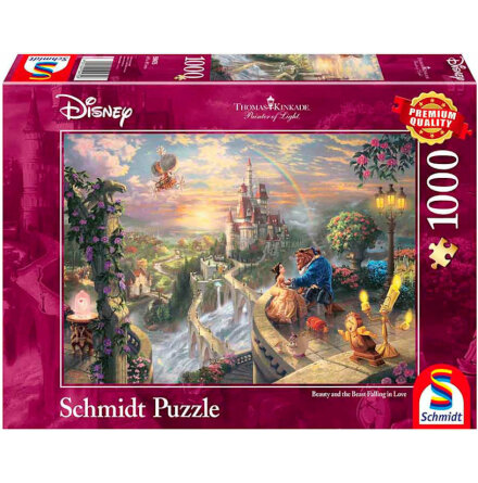 Thomas Kinkade: Disney - Beauty and the Beast (1000 pieces)