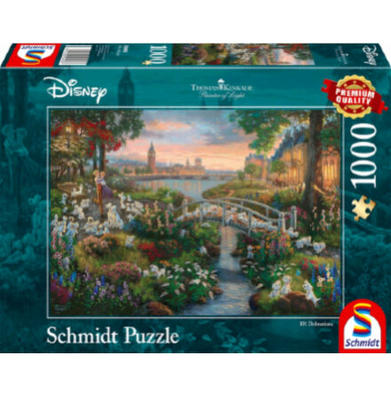 Thomas Kinkade: Disney - 101 Dalmatians (1000 pieces)