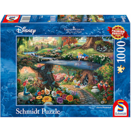 Thomas Kinkade: Disney, Alice in wonderland (1000 pieces)