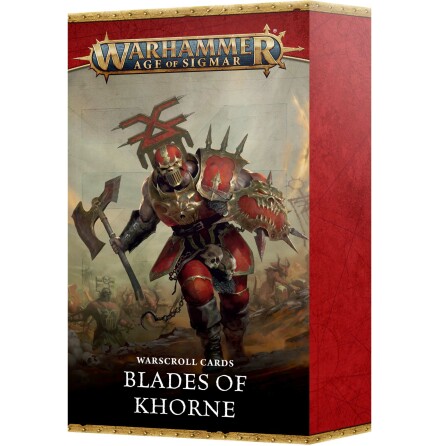 WARSCROLL CARDS: BLADES OF KHORNE (ENG, 4th ed)