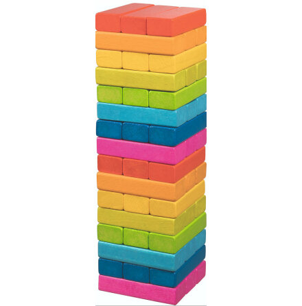 Tumbling Tower Rainbow (Jenga)