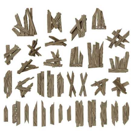 Broken Wood Planks 1:48-1:35