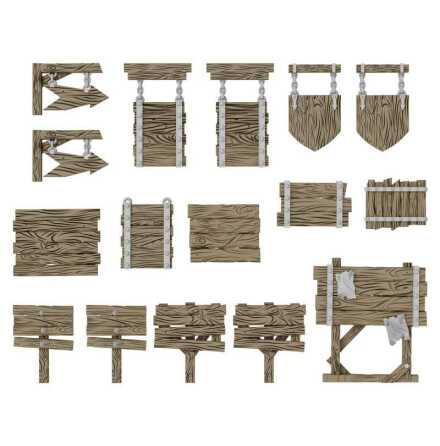 Wood Signs 1:48-1:35