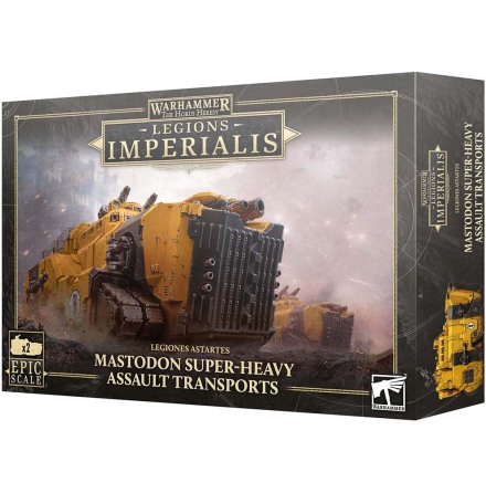 LEGIONS IMPERIALIS: MASTODON SUPER-HEAVY ASSAULT TRANSPORTS