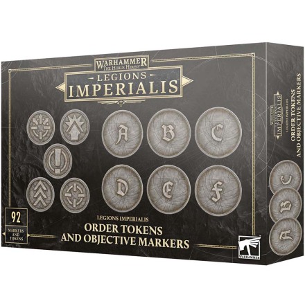 LEGIONS IMPERIALIS: ORDER TOKENS AND OBJECTIVES MARKERS