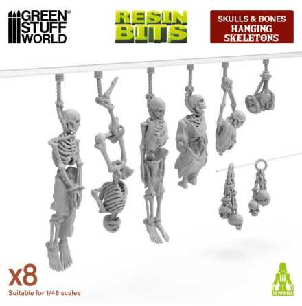 Hanging Skeletons 1:48