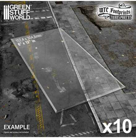 Basic WTC Glasspack Footprints 10x