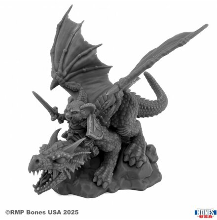 Mousling: Knight of the Flame Wyrm on Dragon