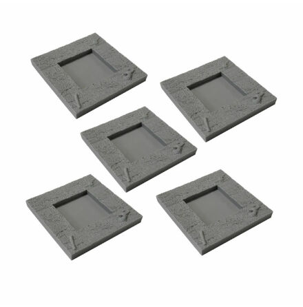 Kings of War 4.0: Infantry Hero Base Converters (20 to 40mm) (Rel 2025-11)