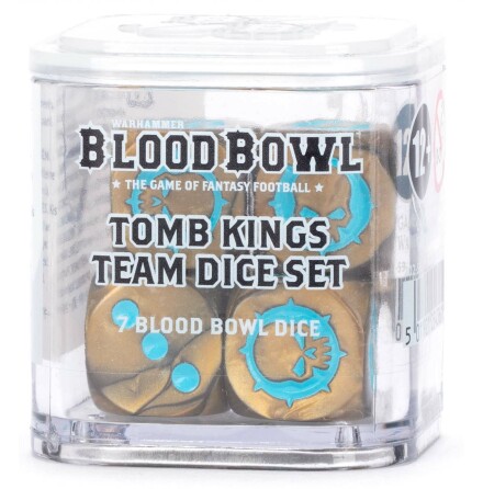 BLOOD BOWL: TOMB KINGS TEAM DICE SET (3rd season)