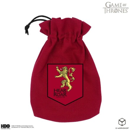 Game of Thrones: Lannister dice pouch