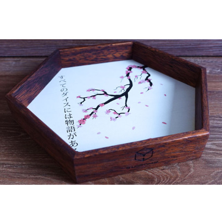 RPG Wooden Dice Tray: Kanji