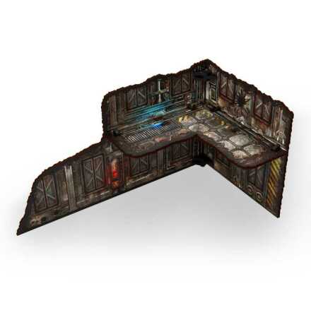 Pre-Painted Foldable Two-Story WTC Terrain Ruin: Sci-fi