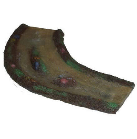 9� Curve w/2 Islands Muddy (15 mm skala)�