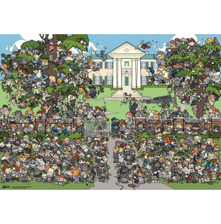WHERE�S ELVIS? Graceland 1000 pieces 48x68 cm