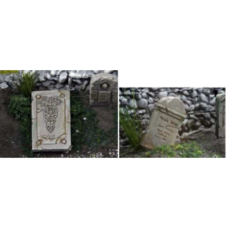 Memorial Slab ´´The Bat´´ 2 pieces