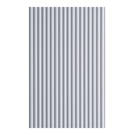 PLASTICARD PLATTOR KORRUGERAD PLÅT 2.5 mm avstånd 350x150 mm 1 mm tjock (1)