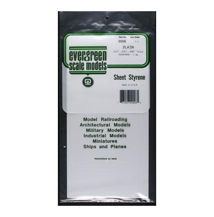 PLASTICARD SKIVA SL�T SORTIMENT 0.25-1.0 mm tjock 300x150 mm ()