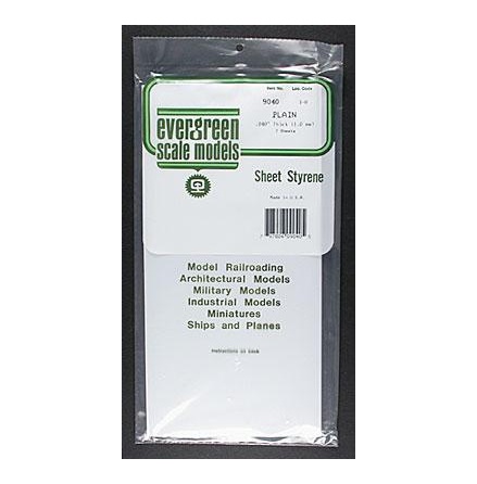 PLASTICARD SKIVA SL�T 1.0 mm tjock 300x150 mm (2)