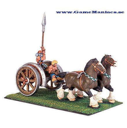 GAEL 2 HORSE CHARIOT AND CREW (1 set per f�rpackning)