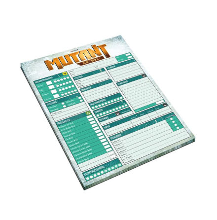 Mutant: Elysium - Rollformul�rsblock