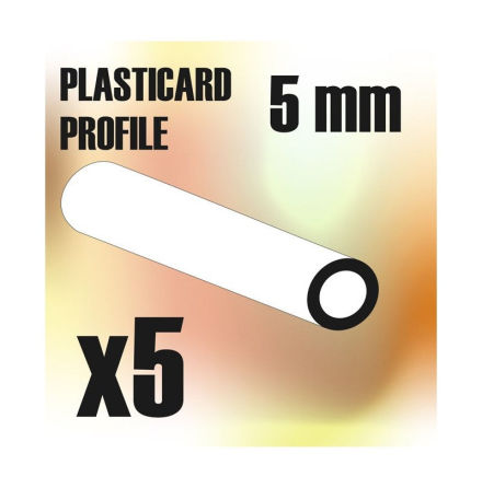 Plasticard - Profile TUBE 5mm