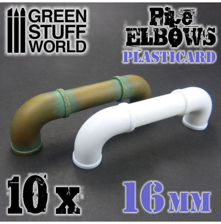 Plasticard Pipe ELBOWS 16mm