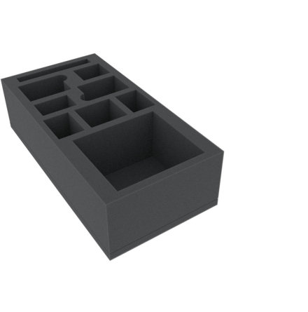 AUGM080BO 295 mm x 147,5 mm x 80 mm (3.15 inches) foam tray for board game boxes