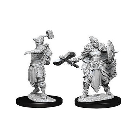 D&D Nolzur´s Min. W9: Female Half-Orc Barbar