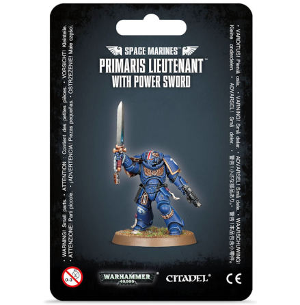 SPACE MARINES: PRIMARIS LIEUTENANT WITH POWER SWORD