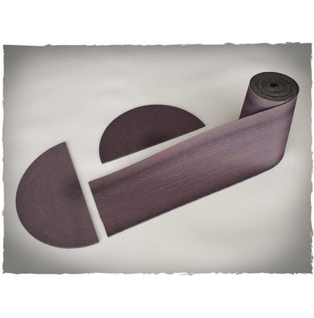 Miniature games scenery - tarmac road stripe