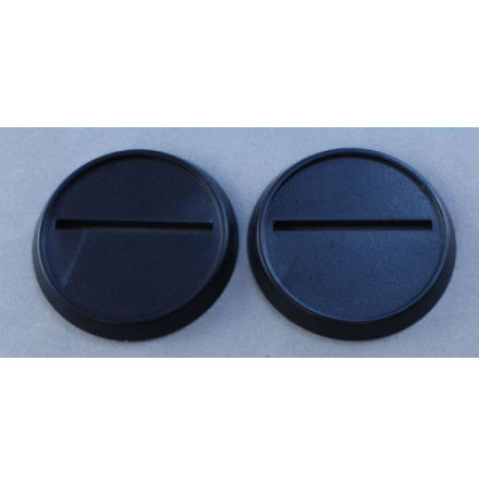 40mm Round Plastic Gaming Base (10)