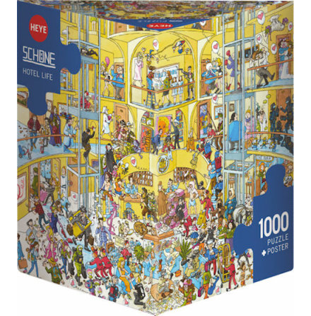 Schöne: Hotel Life (1000 pieces triangular box)