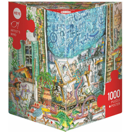 Korky Paul: Artist´s Mind (1000 pieces triangular box)