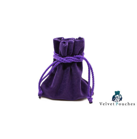 Velvet Pouch: Purple
