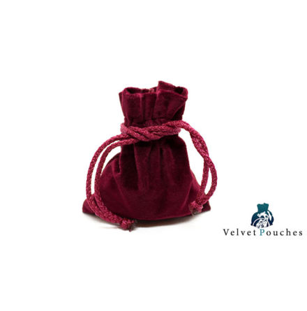 Velvet Pouch: Red