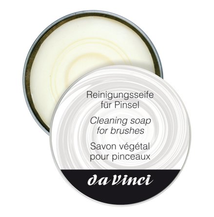 Da Vinci Penseltv�l /Cleaning Soap for Brushes 85g in round metal box