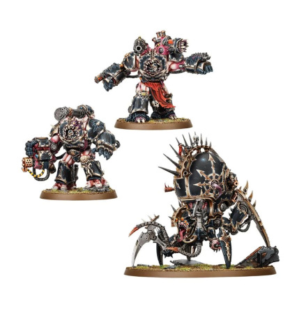 CHAOS SPACE MARINES: VENOMCRAWLER AND OBLITERATORS