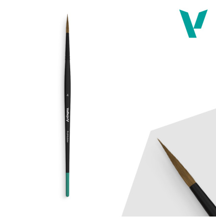 Vallejo Brush: Pro Modeler round natural hair No. 4