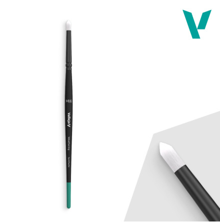 Vallejo Brush: Weathering Series round synthetic, medium