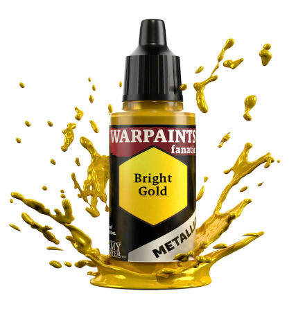 Warpaints Fanatic Metallic: Bright Gold (18ml)