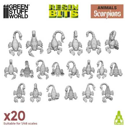 3D printed set - Scorpions
