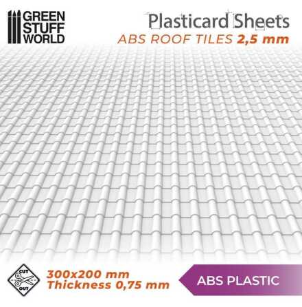 Plasticard - ROOF TILES Textured Sheet - A4