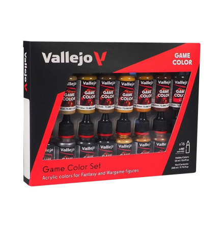 Vallejo Leather & Metal set 16 x 18ml